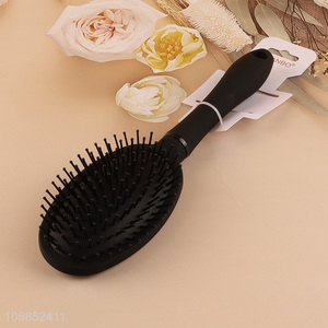 Top quality black air <em>cushion</em> massage hair comb hair brush