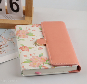 Hot selling floral hardcover <em>notebook</em> journal for women and girls