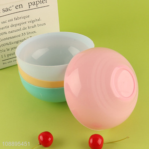 Online wholesale 4pcs/set plastic <em>bowls</em> snacks breakfast fruit <em>bowls</em>