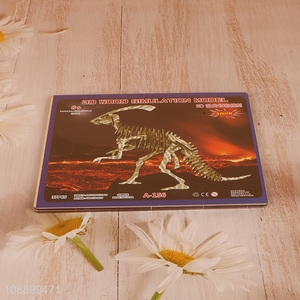 Hot products 3d wood simulation model dinosaur <em>puzzle</em> <em>toy</em>