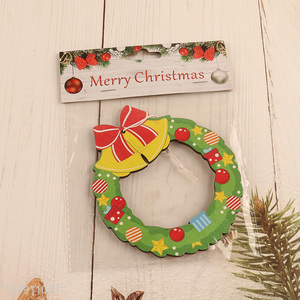 High Quality Christmas Wooden <em>Wreath</em> Pendants for Xmas Tree Decoration