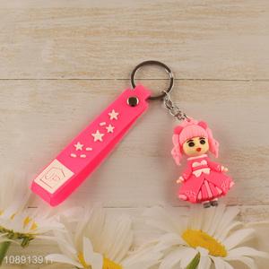 Good Quality Lovely Cartoon Silicone Key Chain Bag <em>Pendants</em>