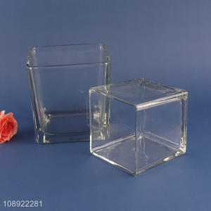 Best quality clear <em>glass</em> living room decoration flower vase