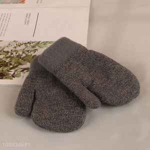 Hot selling winter knit gloves stretchy warm gloves for kids