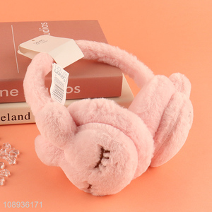 Hot selling pink rabbit girls winter <em>warm</em> <em>earmuffs</em>