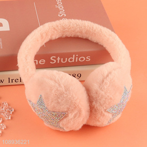 Popular products pink plush winter <em>warm</em> <em>earmuffs</em> for sale