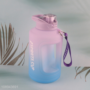 Good Quality 1600ml Plastic <em>Gym</em> Sports Water Bottle with Time Marker