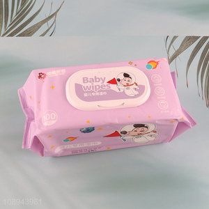 China Imports 100PCS <em>Baby</em> Hand and Face <em>Wipes</em> Water Based Cleaning <em>Wipes</em>