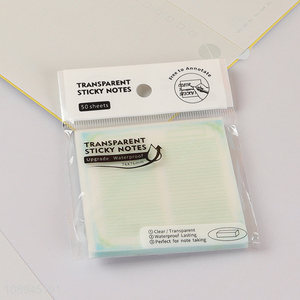 Most popular waterproof school office stationery transparent <em>sticky</em> <em>note</em>