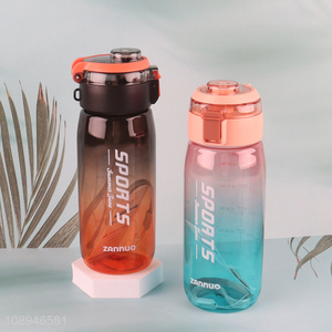 Wholesale 600ML Leak Proof Plastic Sports Water bottle for <em>Gym</em> Fitness