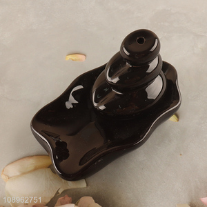 Wholesale Ceramic Backflow Incense Burner Holder Smoke Cone Sticks Holder