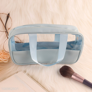 Good Quality Large Capacity Clear <em>Travel</em> Makeup <em>Bag</em> Toiletry <em>Bag</em>