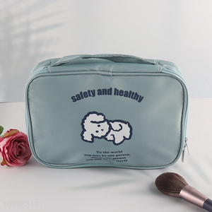 Hot Selling Poratble <em>Travel</em> Cosmetic Makeup <em>Bag</em> with Handle for Women