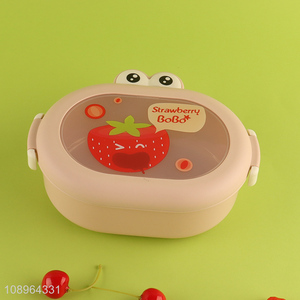 New Product Cute Plastic <em>Bento</em> <em>Box</em> Lunch Container for Kids Teens