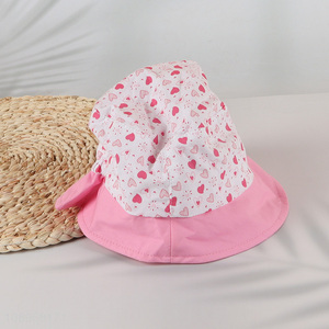 Hot selling heart pattern fisherman <em>hat</em> <em>sun</em> <em>hat</em> for outdoor