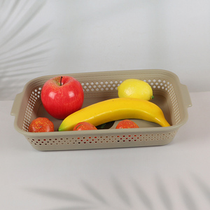 China factory home <em>kitchen</em> fruits drain basket with handle