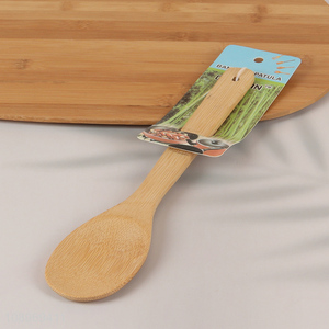 Best sale home <em>kitchen</em> utensils bamboo cooking spatula wholesale