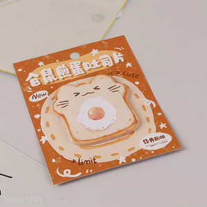 New arrival cartoon bread shape <em>sticky</em> <em>note</em> post-it notes