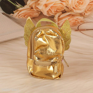 Good sale portable mini backpack shaped coin purse wholesale