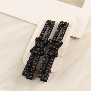 Hot Selling 2PCS Hollow Metal <em>Hair</em> <em>Clips</em> Iron <em>Hair</em> <em>Clips</em>