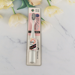 Online <em>wholesale</em> soft bristle adult oral care <em>toothbrush</em>