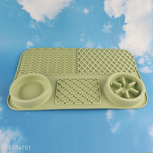 Hot items pets dog silicone slow <em>feeder</em> lick mat for sale