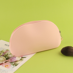 Factory price silicone waterproof <em>makeup</em> bag cosmetic bag