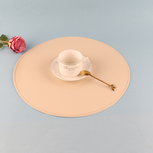 Best selling round anti-slip tabletop decoration place mat dinner mat