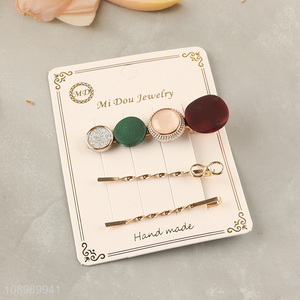 Hot items fashionable alloy <em>hairpin</em> girls <em>hairpin</em> hair clip