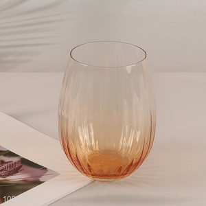 Wholesale Lead Free Glass <em>Cup</em> Stemless <em>Wine</em> Glasses Tumbler for Party