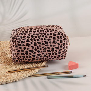 New Product Leopard Print Cosmetic <em>Makeup</em> Bag Travel Toiletry Bag