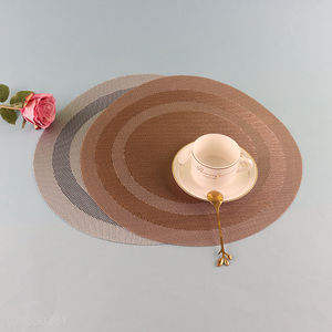 Hot items round anti-slip pvc tabletop decoration place <em>mat</em> dinner <em>mat</em>