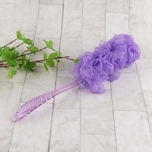 Good Quality Plastic Handle Bath Brush Loofah Body Scrubber for Shower