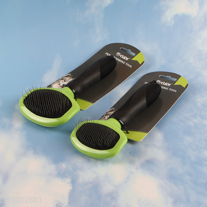 Good quality professional pet grooming tool air cushion pet hair <em>comb</em>