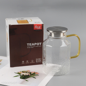 Hot items large capacity 1700ml glass water jug water <em>pot</em> tea <em>pot</em>