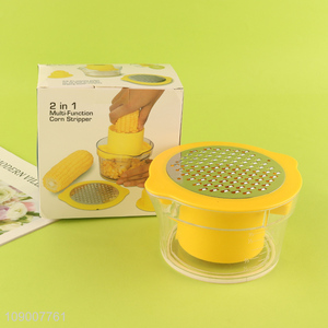 Good Quality 2-In-1 Multi-Function Corn Stripper Corn <em>Peeler</em> Kitchen Gadgets