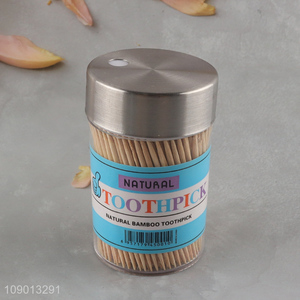 High Quality 300 Count Disposable Double-Pointed Natural Bamboo <em>Toothpicks</em>