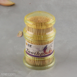 Hot Selling 250 Count Disposable Bamboo <em>Toothpicks</em> for Home Restaurant