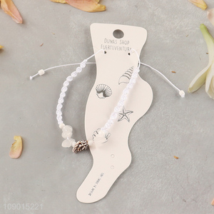 New Arrival Natural Shell Anklet Handmade Adjustable Foot <em>Jewelry</em>