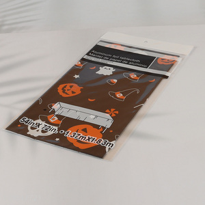 China wholesale <em>Halloween</em> party supplies disposable aluminum foil tablecloth