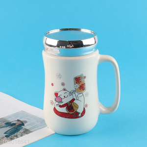 New Product 500ml Ceramic <em>Coffee</em> Mug Cute Cartoon Ceramic <em>Cup</em>