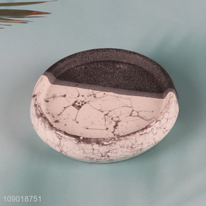 Good quality ceramic round soap holder soap plate for <em>bathroom</em> accessories