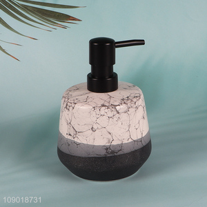 China products <em>bathroom</em> accessories ceramic liquid soap dispenser for household