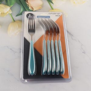 Online Wholesale 6PCS Stainless Steel <em>Dinner</em> forks Set Table forks Set