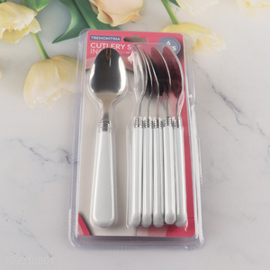 High Quality 6PCS Stainless Steel <em>Dinner</em> Spoons Set for Home Restaurant