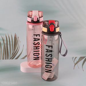 New Arrival 600ml Unbreakable Leak Proof Plastic <em>Fitness</em> Sports Water Bottle