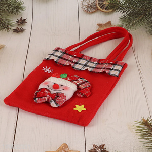 China wholesale <em>Christmas</em> snowman tote bag candy <em>gifts</em> bag