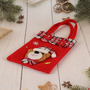 Yiwu market plush doll <em>Christmas</em> tote bag <em>gifts</em> candy bag for sale