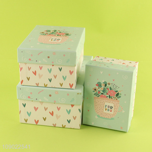 Good Quality 3PCS Gift Boxes Set Flower Arrangement Boxes for <em>Valentine's</em> <em>Day</em>