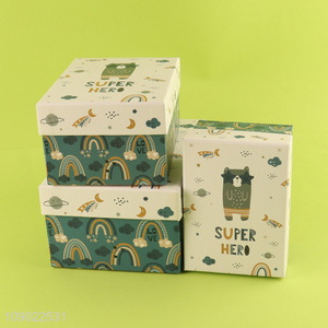 New Product 3PCS Nest Gift Boxes Set Gift Wrapping Boxes for <em>Valentine's</em> <em>Day</em>